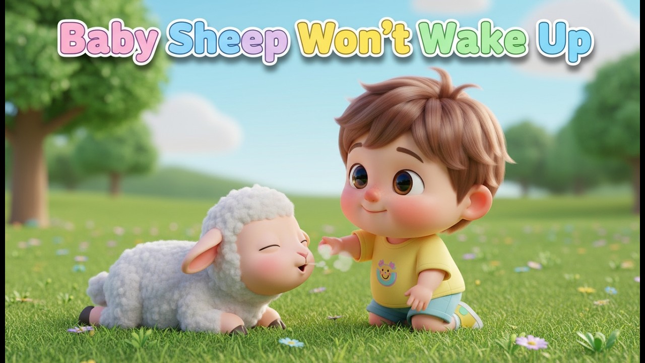 Baby Sheep Won’t Wake Up – Nursery Rhyme, Cozy Sleeptime, and Toddler Gentle Play