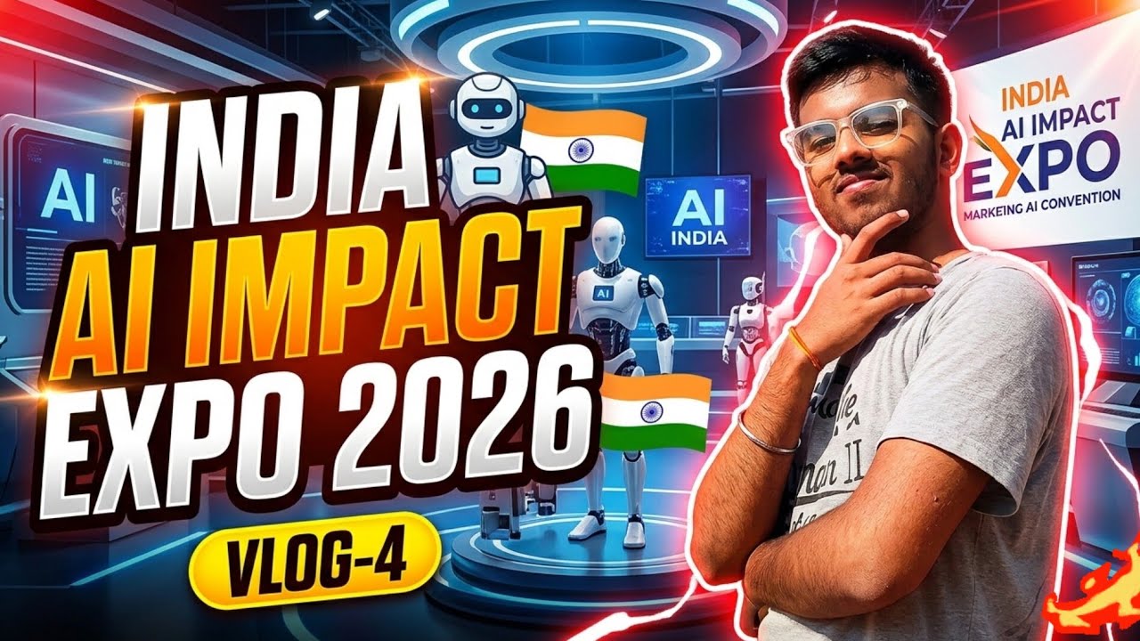INDIA AI IMPACT EXPO 2026|| Vlog-4 || #viral #ai #aisummit #india #youtuber #funny #relatable #holi 