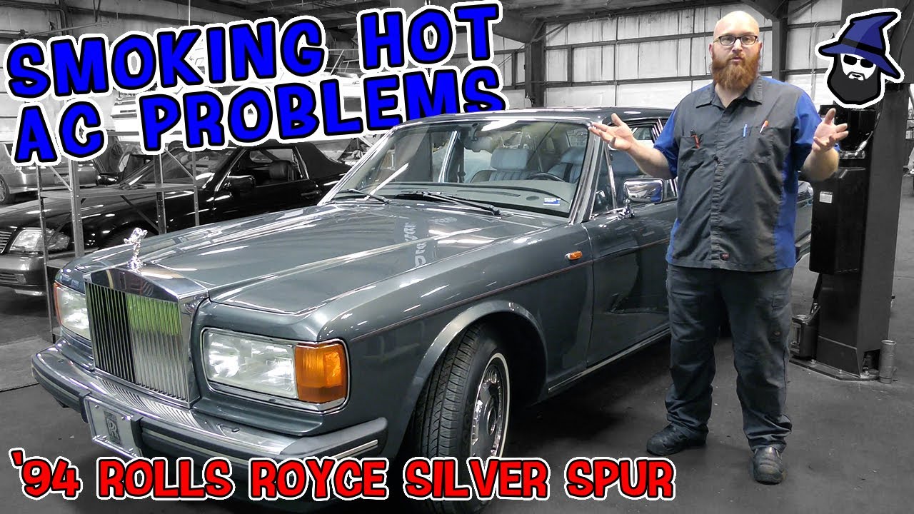 Smoking Hot AC Problems on this 1994 Rolls Royce Silver Spur. What does the CAR WIZARD find?