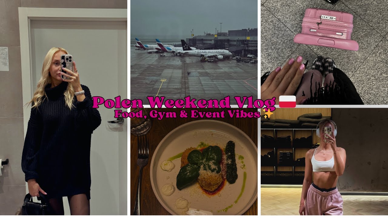 Polen Weekend Vlog 🇵🇱 Food, Gym & Event Vibes ✨