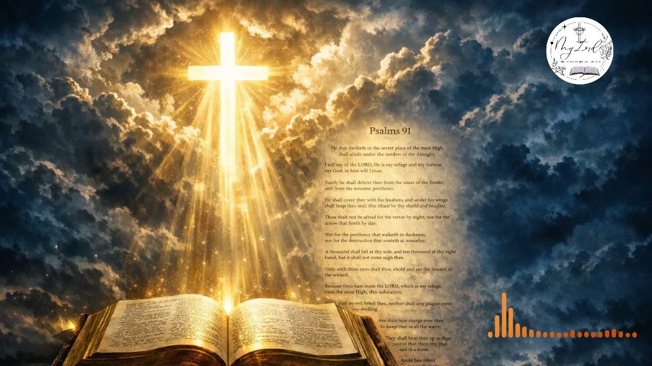 Feeling Afraid? Listen to Psalm 91 for Comfort and Protection | Peaceful Bible Reading Psalm 91 KJV