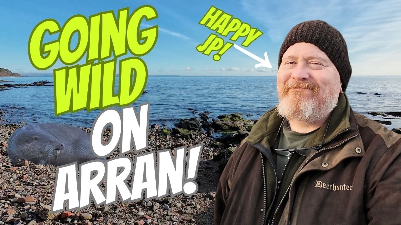 WILDLIFE WATCHING on the ISLE OF ARRAN! AND AN OTTER COMES CALLING!
