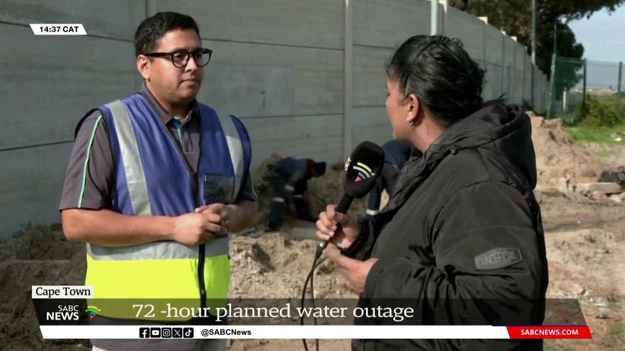 72-hour planned water outage in large parts of the Cape Flats