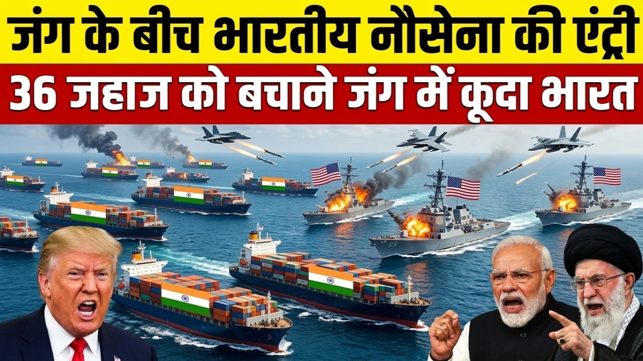 Strait of Hormuz में फंसा भारत: 26 भारतीय जहाजों को बचाने उतरी नौसेना! ईरान भी कांपा