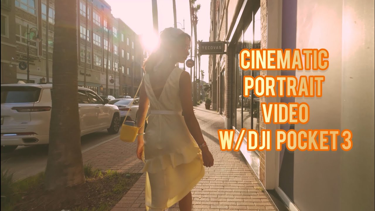 Cinematic portrait video using the DJI Osmo Pocket 3