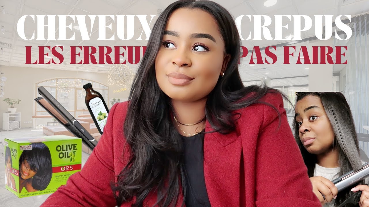 NE FAIS PLUS CA SUR TES CHEVEUX CREPUS | Comment avoir des cheveux crépus lisses | Lissage brésilien