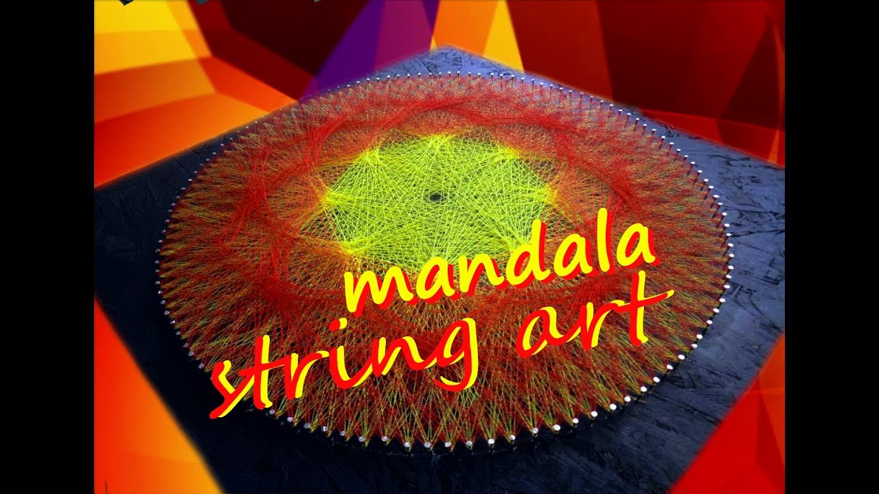 STRING ART | MANDALA | timelapse