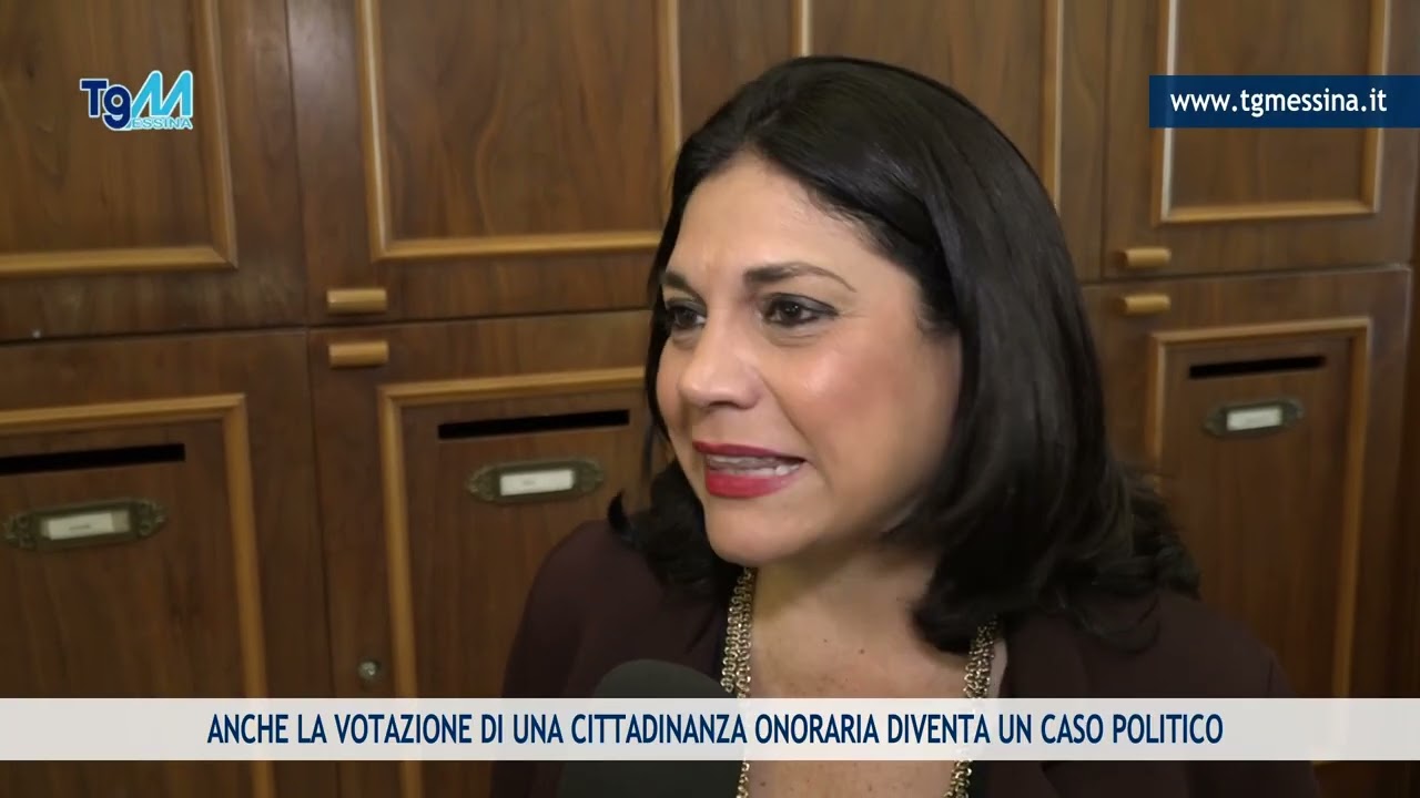 ANCHE LA VOTAZIONE DI UNA CITTADINANZA ONORARIA DIVENTA UN CASO POLITICO