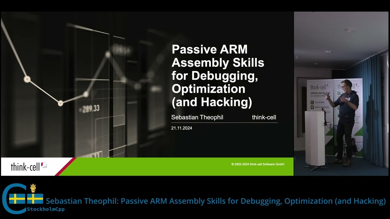 Sebastian Theophil: Passive ARM Assembly Skills for Debugging, Optimization (and Hacking)
