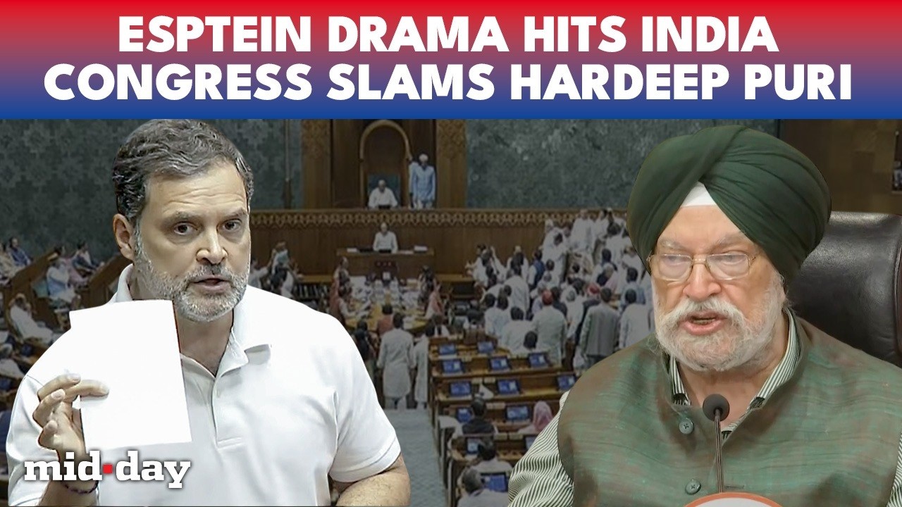 Epstein Drama ROCKS Indian Parliament: Congress Demands Hardeep Puri's Resignation | WATCH