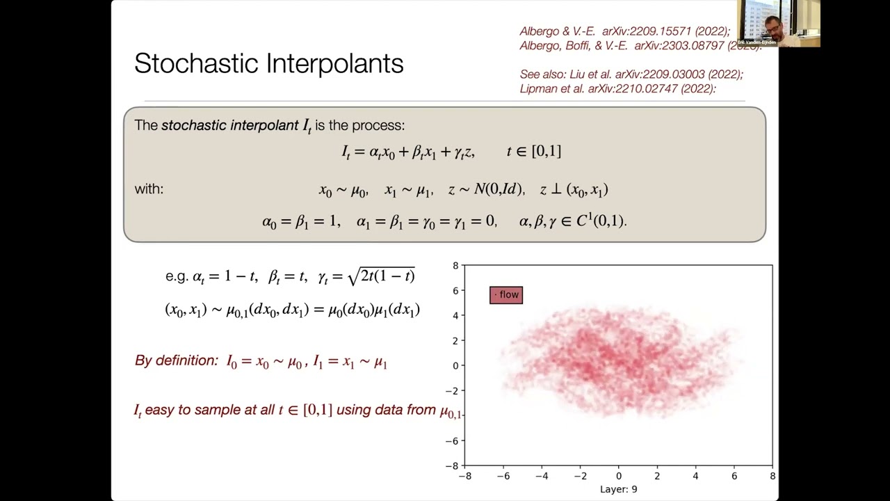 Eric Vanden Eijnden|Generative modeling w/flows & diffusions, w/applications to scientific computing