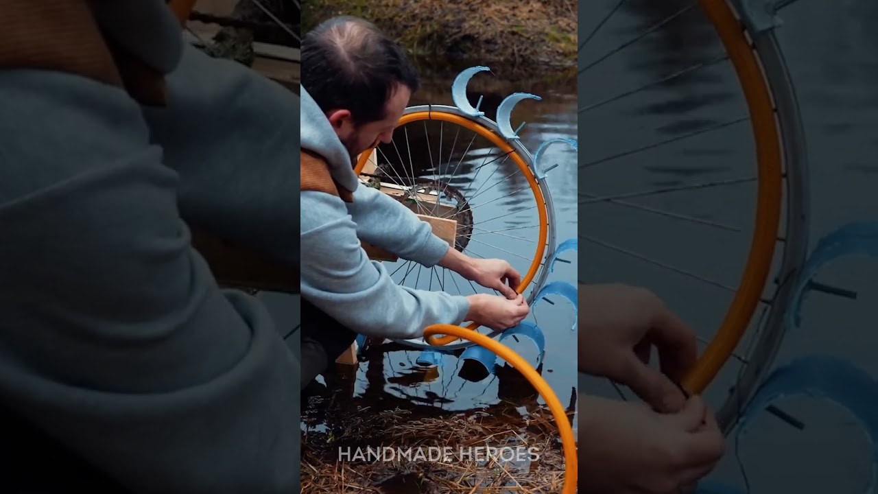 DIY Hydroelectric Generator from Nature for Off-Grid Power & Water! ⚡🌊