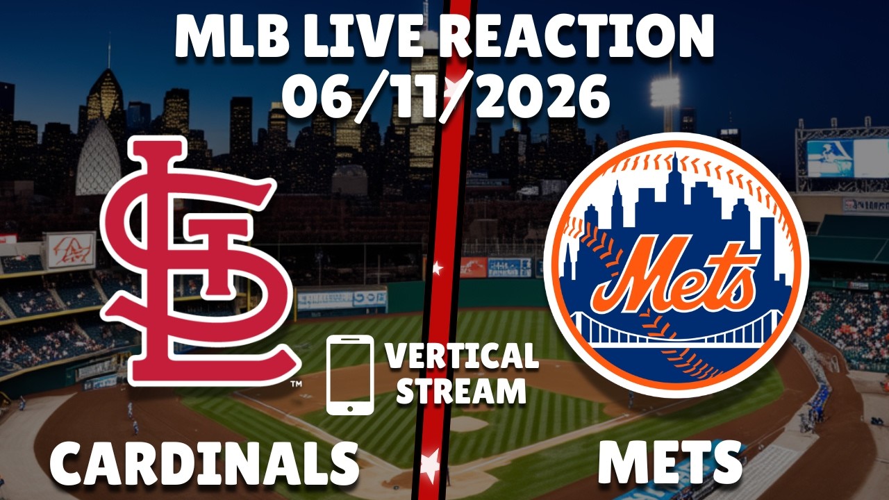 Mets vs Cardinals LIVE 🔴 Play-by-Play, Reactions & Commentary | MLB Game Today 📱