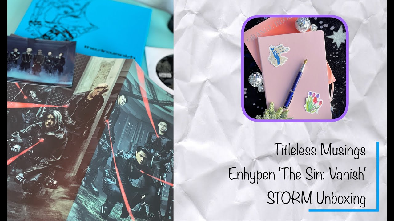 Enhypen 'The Sin: Vanish' STORM Version (Walmart Exclusive) Unboxing