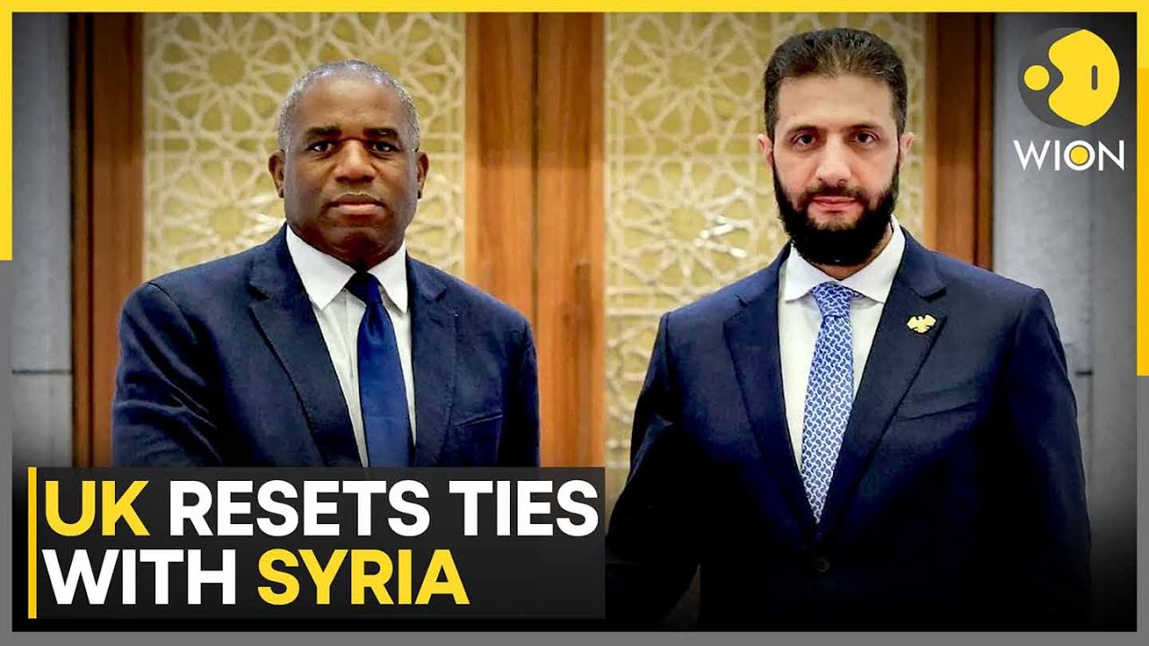 UK FM Lammy Meets Syrian Interim President, Pledges $129 Million Aid To Syria | WION