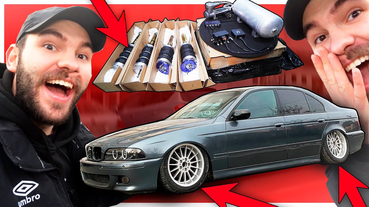 Am montat PERNELE DE AER pe BMW-ul E39 Sedan! (AIRRIDE)