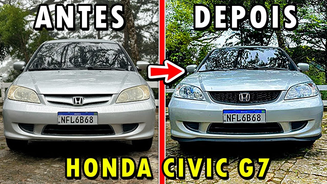 Fiz as primeiras modificações no meu Honda Civic G7 🛻