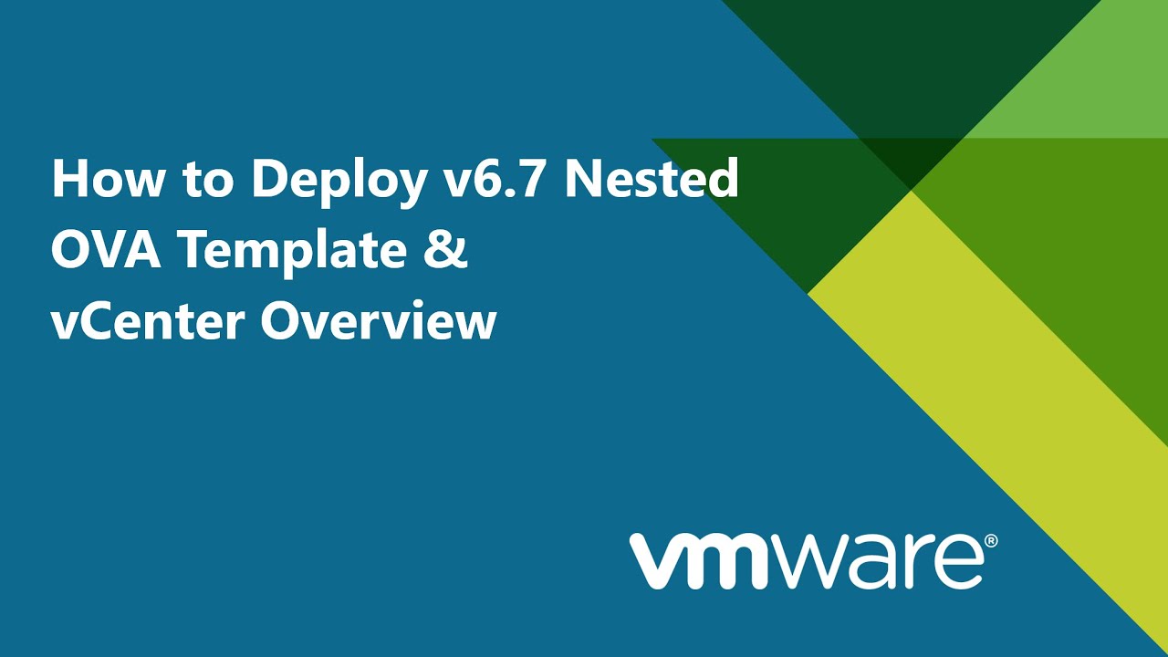 3. #VMware Как развернуть шаблон OVA 6.7 и обзор vCenter | Что такое vCenter и его функции |
