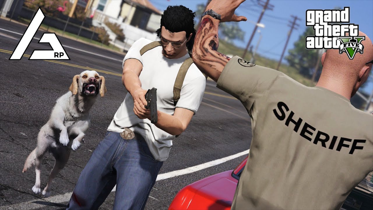 GTA 5 Roleplay - ARP - #580 - Pickle Saves Dog Dad!