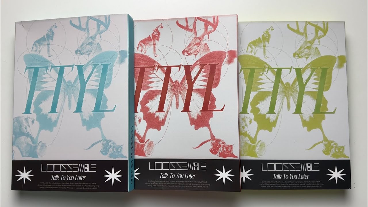 ♡Unboxing LOOSSEMBLE 루셈블 3rd Mini Album TTYL (Fantasy, Rizz & Love Ver.)♡