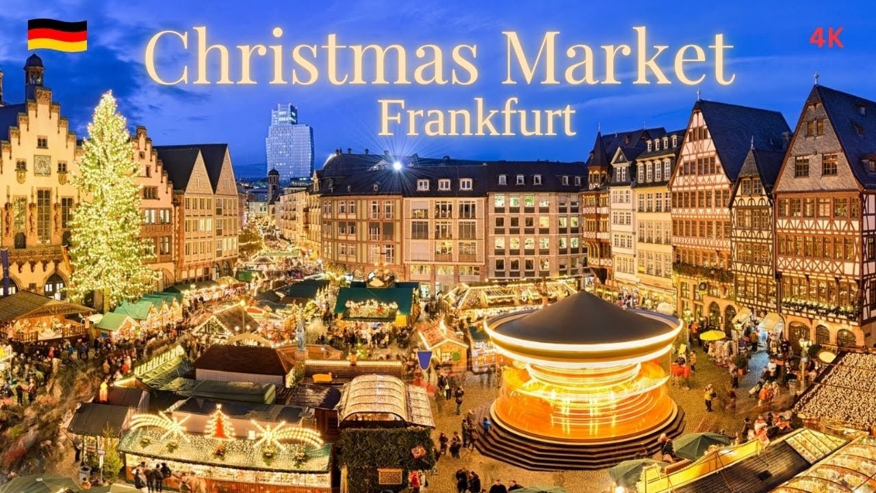 Frankfurt Christmas Market | Festive Walking Tour | Germany