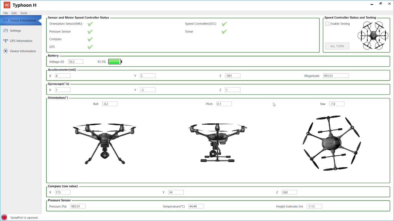 Typhoon H GUI Setting and Geo Fence and Height Limit Boundary modification | Noldy34