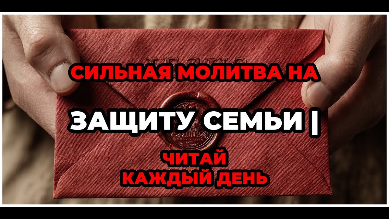 СИЛЬНАЯ МОЛИТВА НА ЗАЩИТУ СЕМЬИ | Читай каждый день