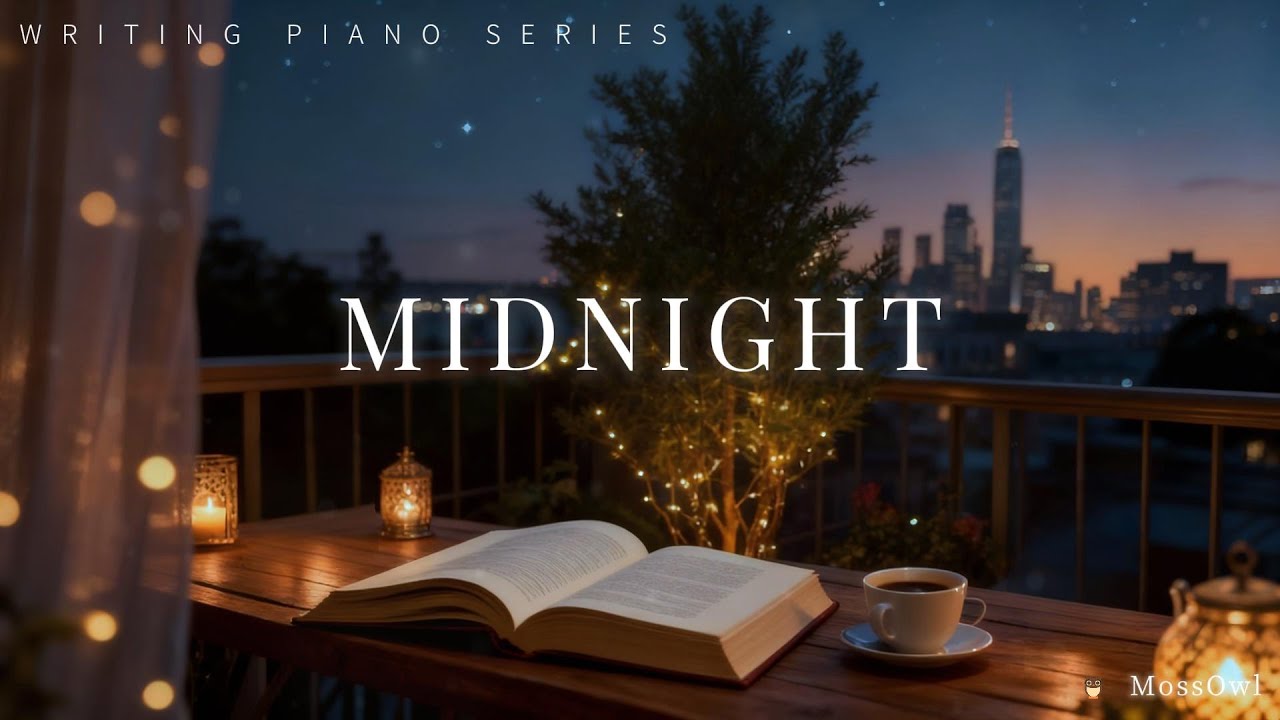 Midnight Pages — Soft Piano for Writing, Reading & Deep Focus | MossOwl