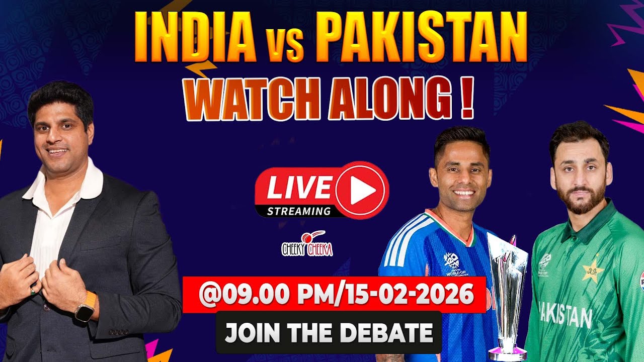 India vs Pakistan Clash ⚡ Watch Along + Live Discussion