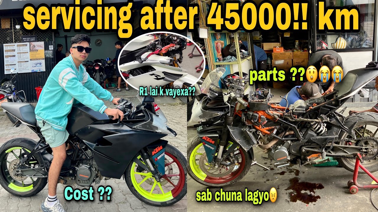 ktm rc 200 service cost at 45000km | liqui moly oil | is it really expensive?