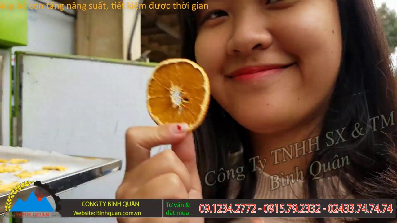 Máy sấy thực phẩm công nghiệp Bình Quân - Sấy khô thực phẩm nông sản, có hẹn giờ