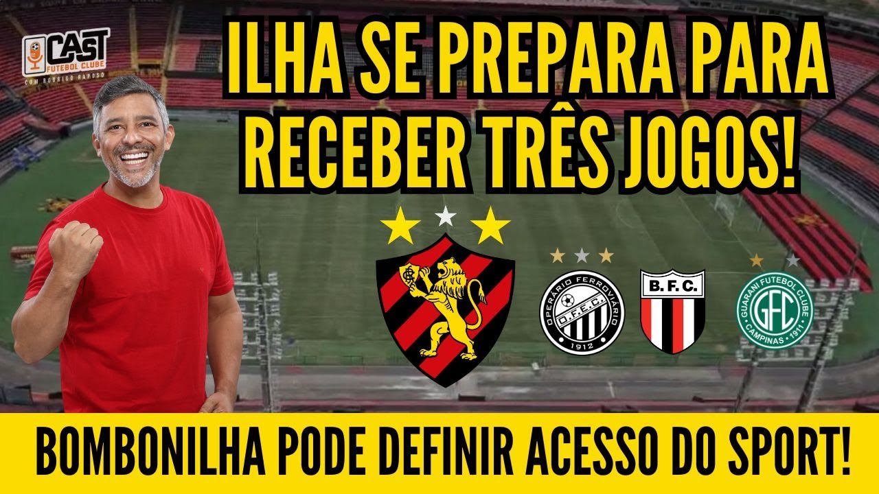ILHA DO RETIRO SERÁ DECISIVA NA BRIGA POR ACESSO E TÍTULO DO SPORT! IMAGENS DE HOJE DA ILHA! CASTFC!