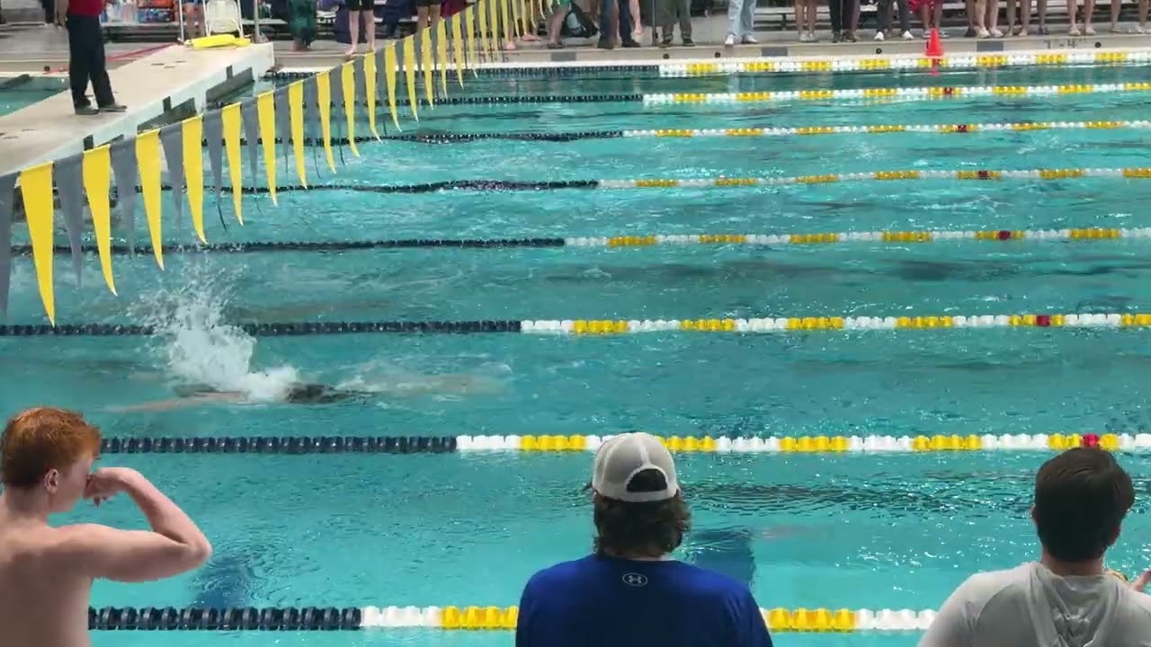 Vincent’s 100 Y Fly Prelim 53.77S Second Heat Place  AEC 2026 Championship 