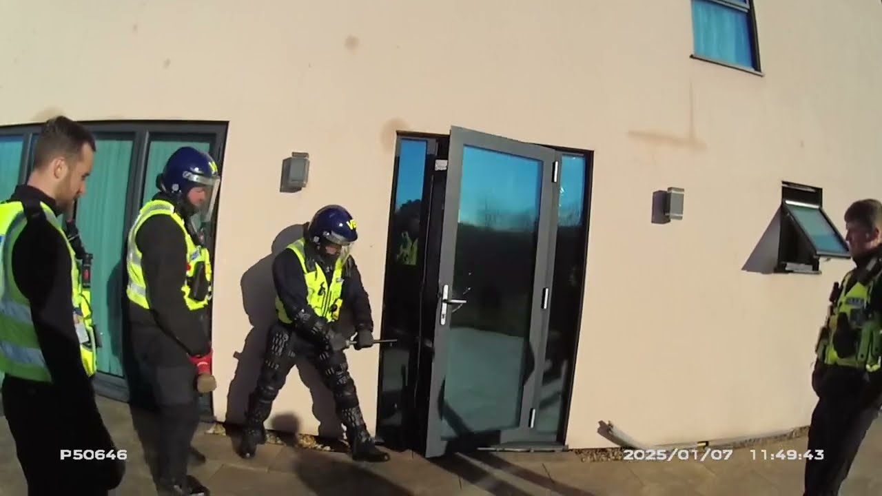 Cannabis growers found hiding in cupboard