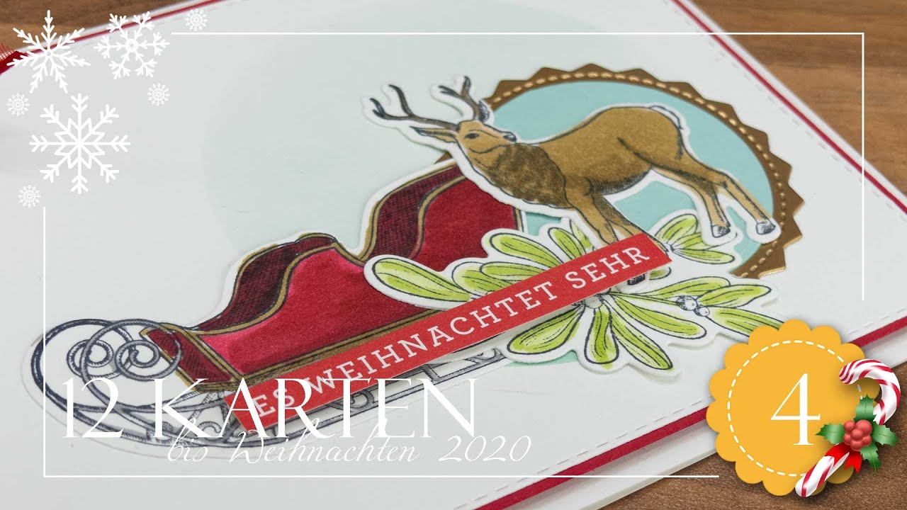 12 Karten bis Weihnachten 2020 #4 | Weihnachtspost aus dem Adventsstädtchen