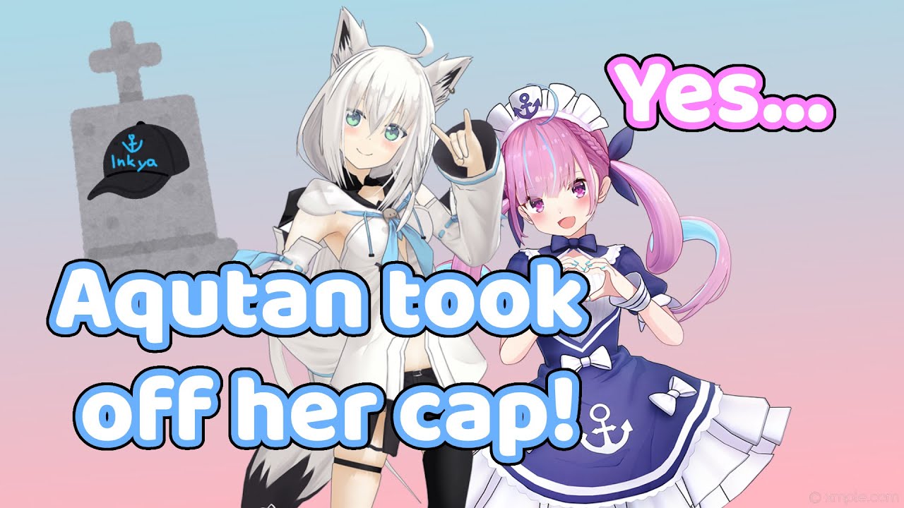 Aqua Took Off Her Cap To Surprise Everyone 【Hololive/ENG Sub】