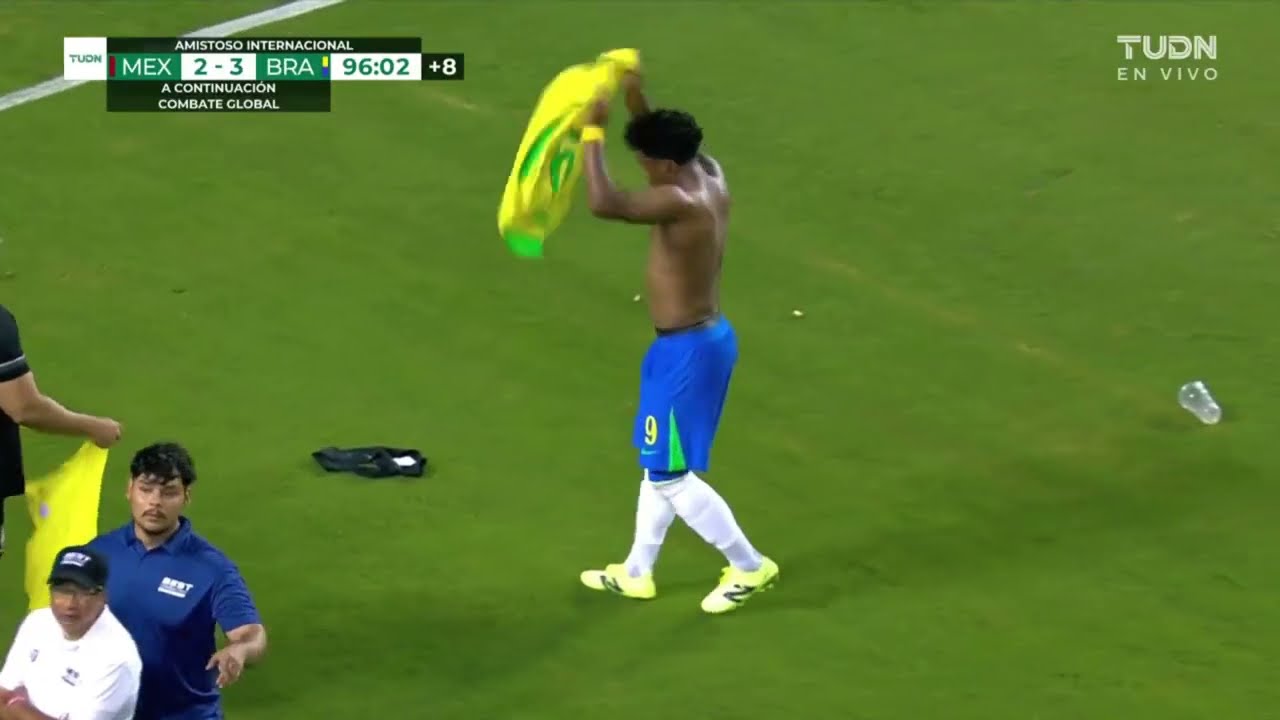 Endrick vs Mexico (Friendly) (Away) - FHD 1080p by Peterson