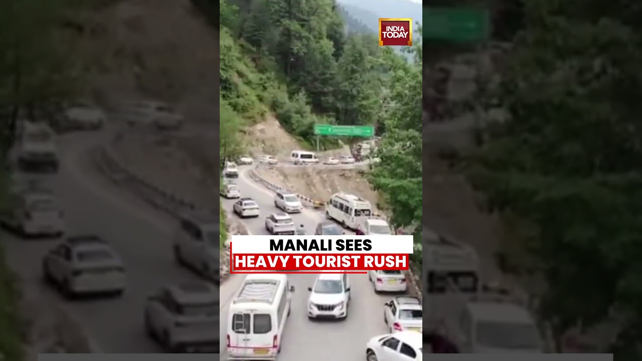 Traffic Snarls Hit Manali as  Tourists Arrive In Huge Numbers | Himachal Pradesh | Tourism