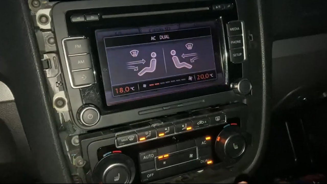 Jetta MK5 - Como fazer retrofit do comando do ar condicionado