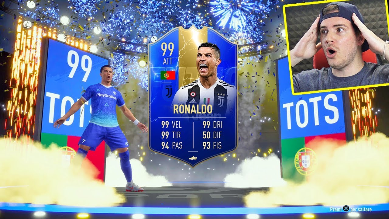 HO TROVATO CRISTIANO RONALDO TOTS 99!!! SIIIIIII! - ULTIMATE TOTS PACK OPENING FIFA 19