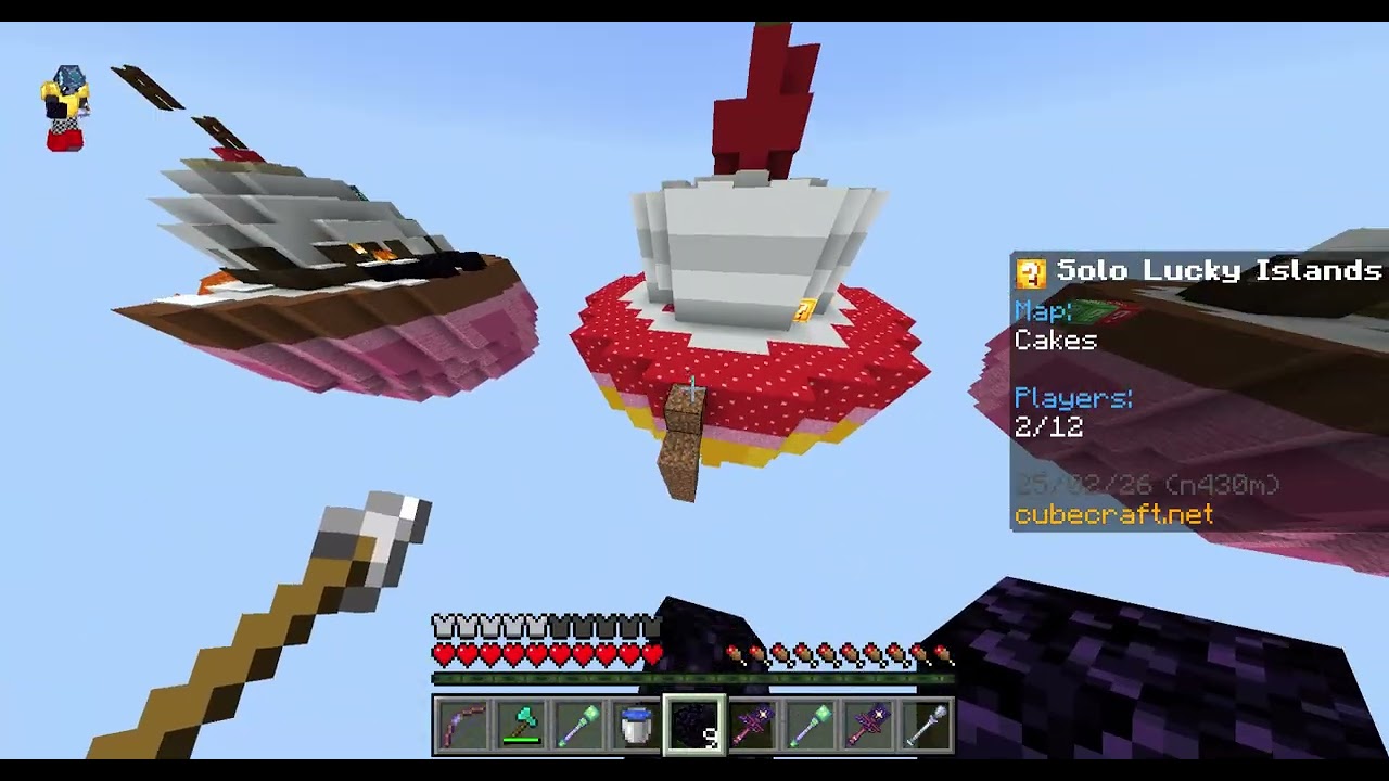Lucky Block And Pillars In MInecraft