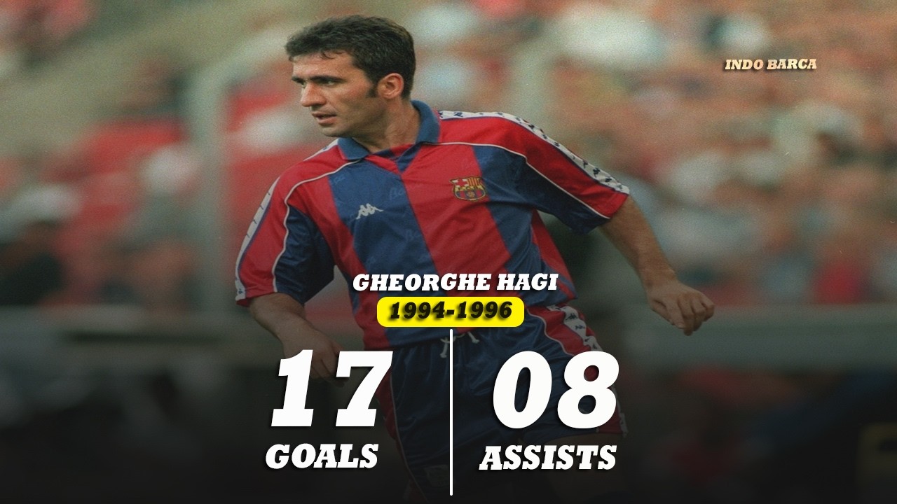 Gheorghe Hagi All 25 Goals and Assists For Barcelona