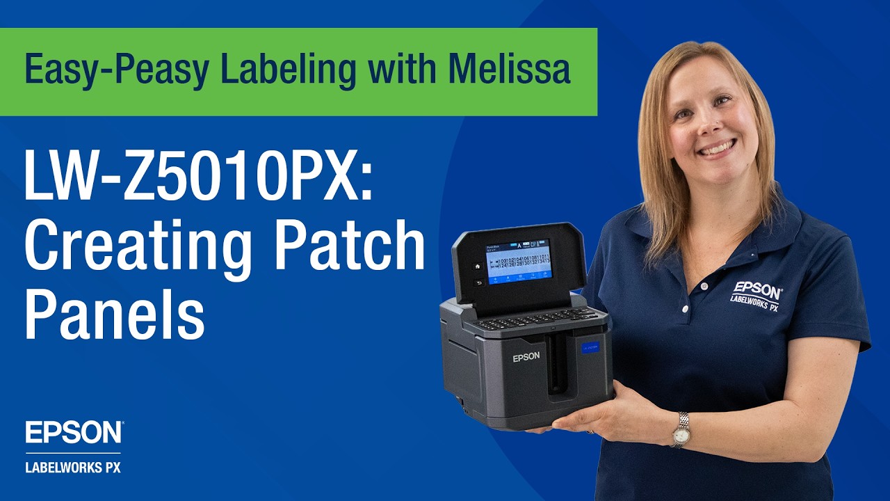 Creating Patch Panel Labels with Epson's LW-Z5010PX