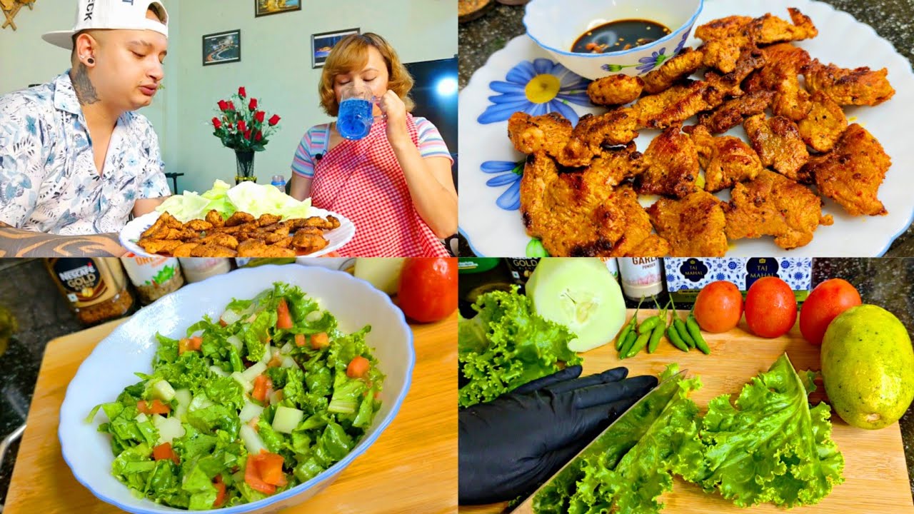 Shet Doh Daka Olive Oil 🫒😮 || Salad Recipe || Husband Wife ♥️ || Anisha & Berg Khasi Vlog