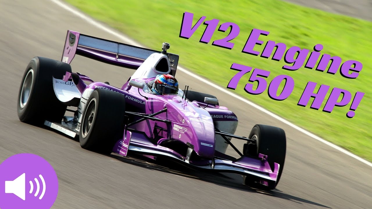 Superleague DP09B Formula car - 750 HP V12 engine at Imola Circuit - Pure Sound!