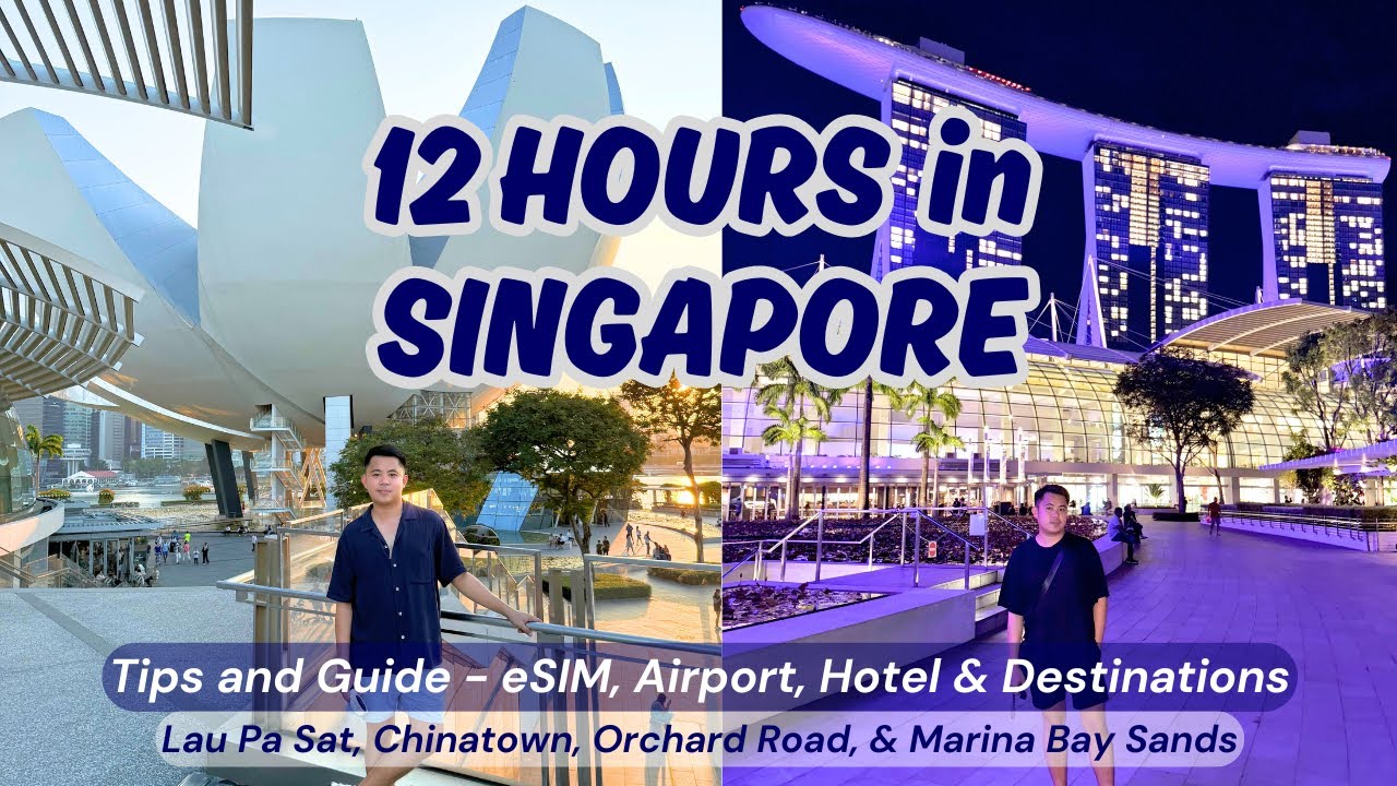 SINGAPORE LAYOVER FULL JOURNEY | Travel Guide: eSIM, Airport, Bus & MRT, Hotel and Destinations