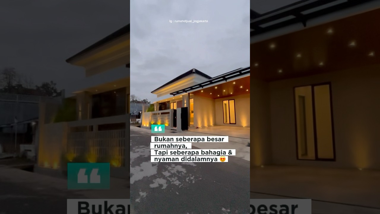 Rumah Modern Siap Huni di Jakal Jogja #jualrumahjogja #rumahminimalis #rumahjogja #rumahidaman