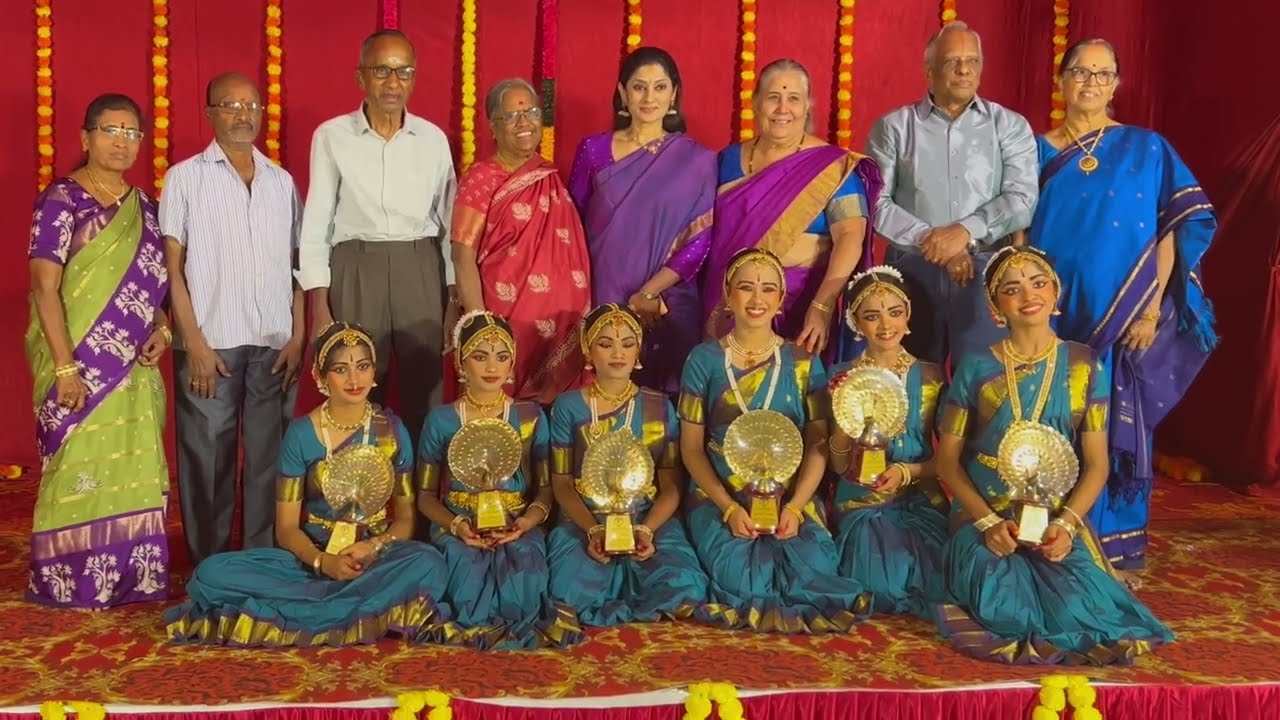 Award Presentation to Disciples - Shalanga Puja - Kalapravaha Students