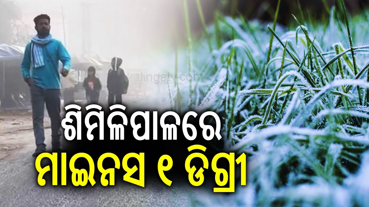 Similipal, Mayurbhanj Records Sub-Zero Temperature of -1°C | Kalinga TV