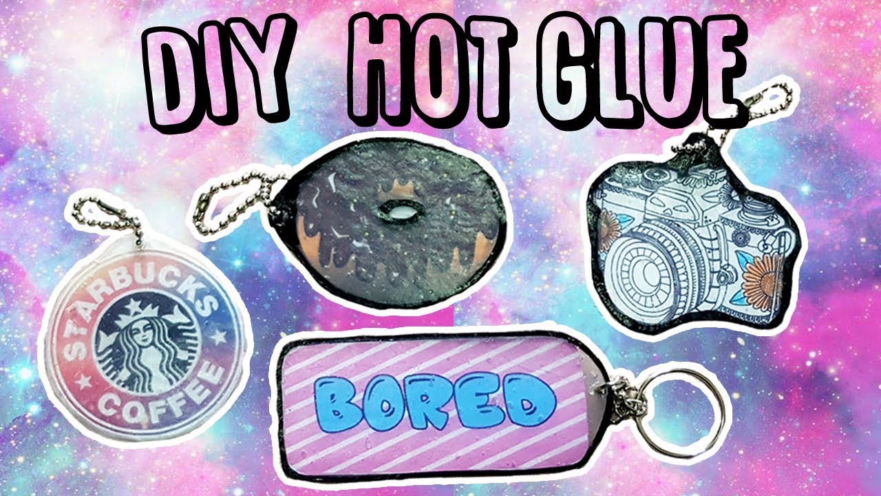 DIY Tumblr Горячий клей Брелки